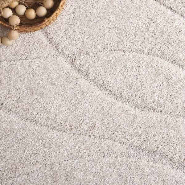Microfiber_Polyester_Modern_Solid_Round_Shaggy_Rug_Ivory_Off_White