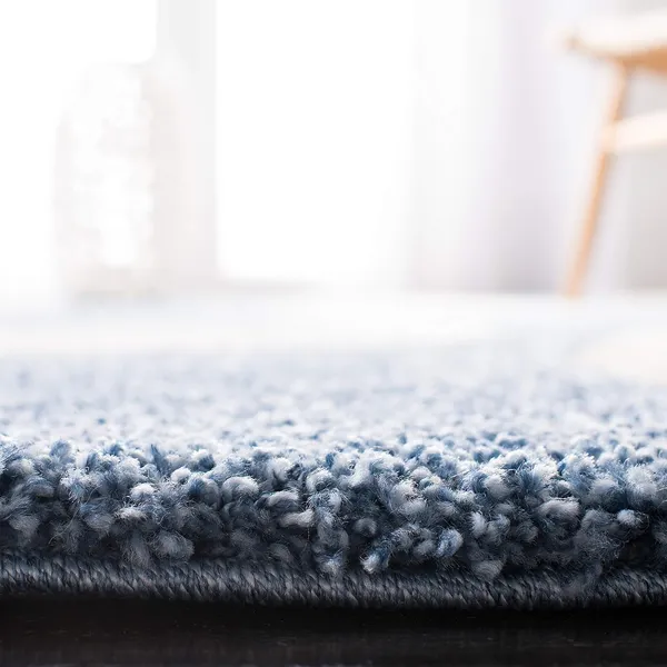 Microfiber_Polyester_Bohemian_Teal_Blue_Ivory_Round_Shaggy_Rug