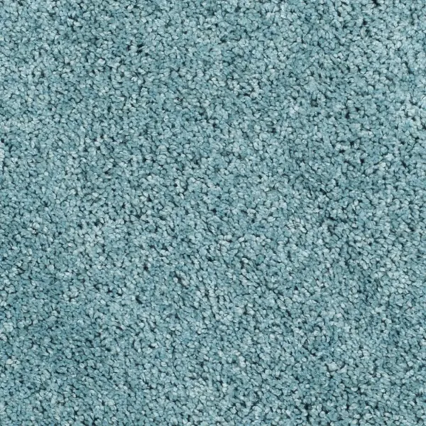 Microfiber_Polyester_Modern_Solid_Round_Shaggy_Rug_Sky_Blue