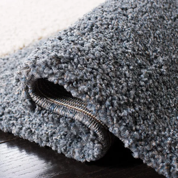Microfiber_Polyester_Bohemian_Grey_Off-White_Round_Shaggy_Rug