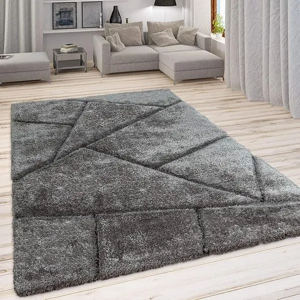 Microfiber_Polyester_Handcrafted_Solid_Dark_Grey_Shaggy_Rug