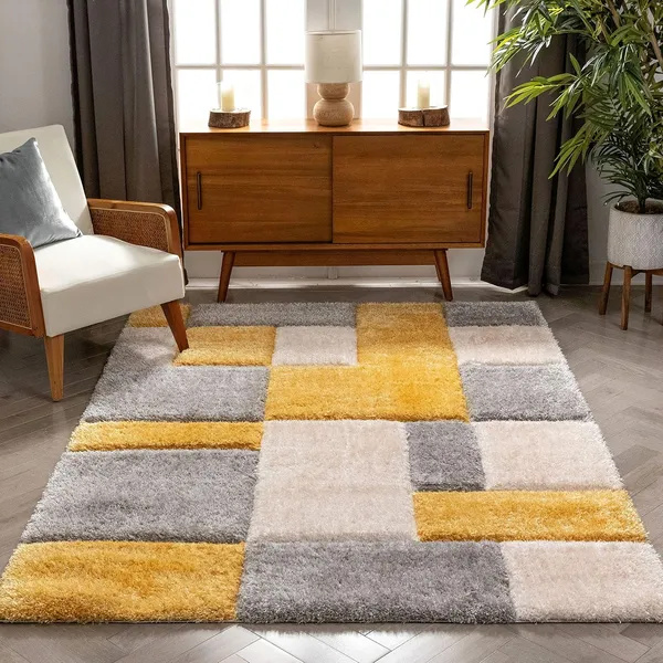 Microfiber_Polyester_Handcrafted_Plain_Shaggy_Rug_Multicolor