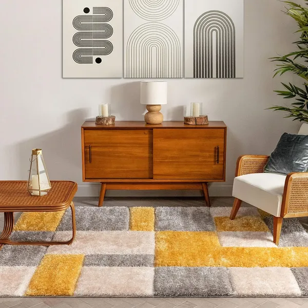 Microfiber_Polyester_Handcrafted_Plain_Shaggy_Rug_Multicolor