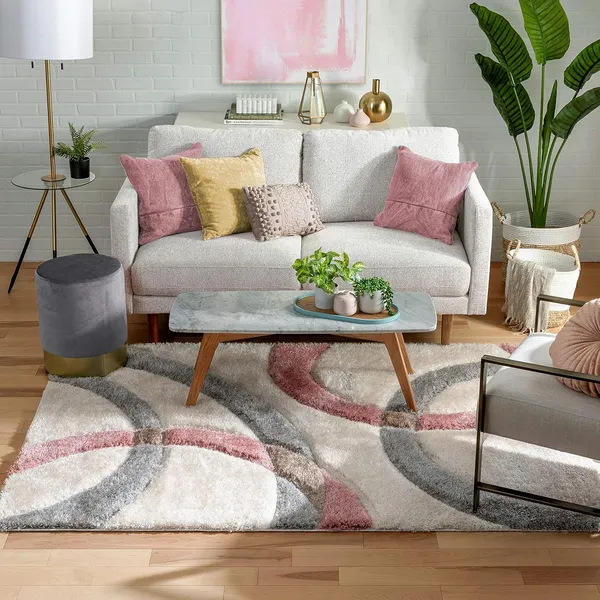 Microfiber_Polyester_Handcrafted_Beige_Grey_Ivory_Shaggy_Rug