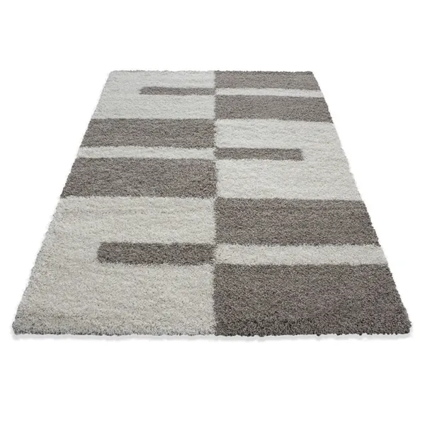 Microfiber_Polyester_Handcrafted_Plain_Dark_Beige_Square_Shaggy_Rug