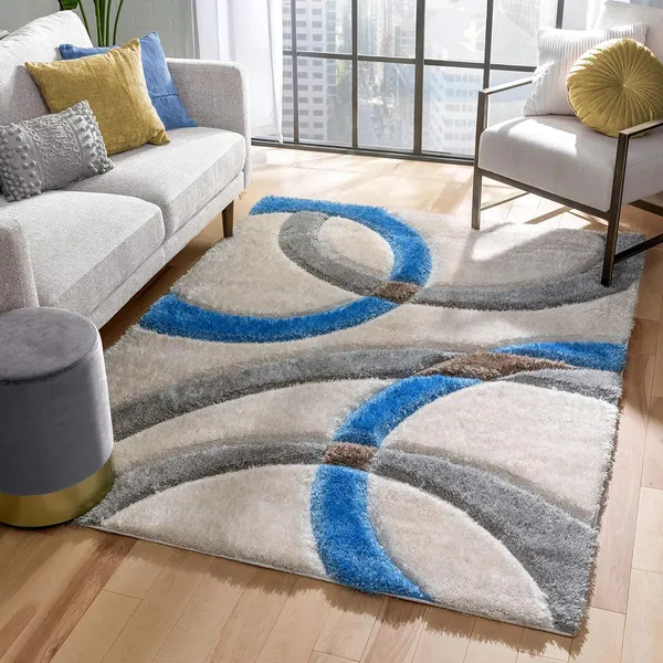 Microfiber_Polyester_Handcrafted_Plain_Shaggy_Rug_Multicolor