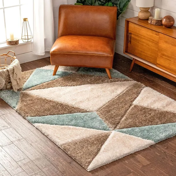 Microfiber_Polyester_Handcrafted_Plain_Shaggy_Rug_Multicolor