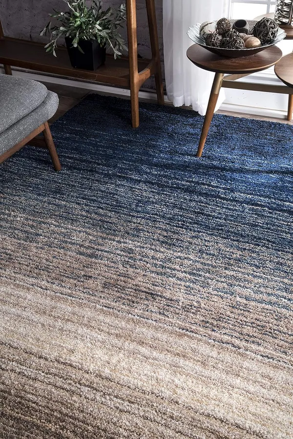 Microfiber_Polyester_Handcrafted_Blue_And_Ivory_Square_Shaggy_Rug