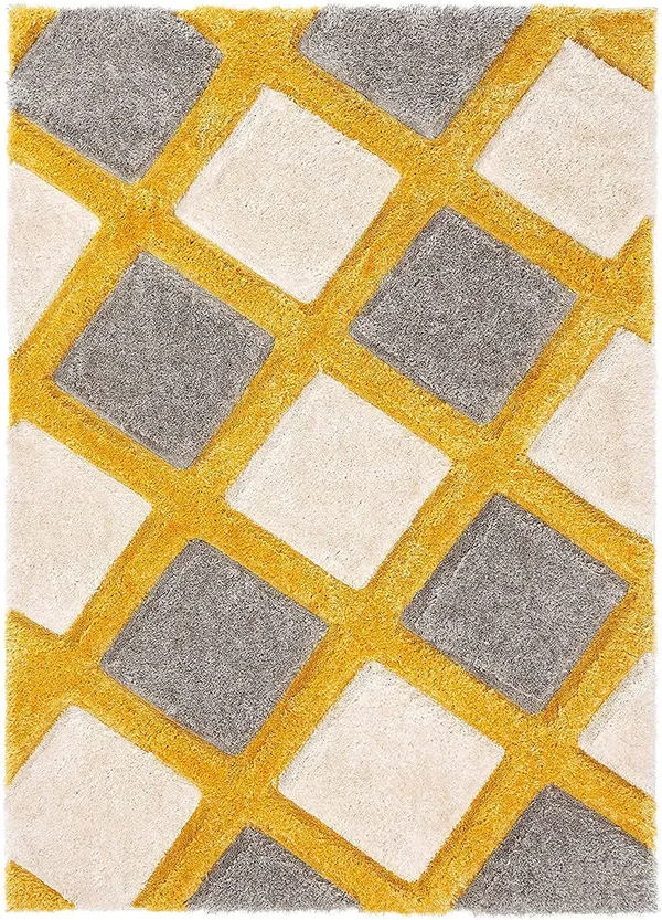 Microfiber_Polyester_Handcrafted_Silver_Yellow_Shaggy_Rug