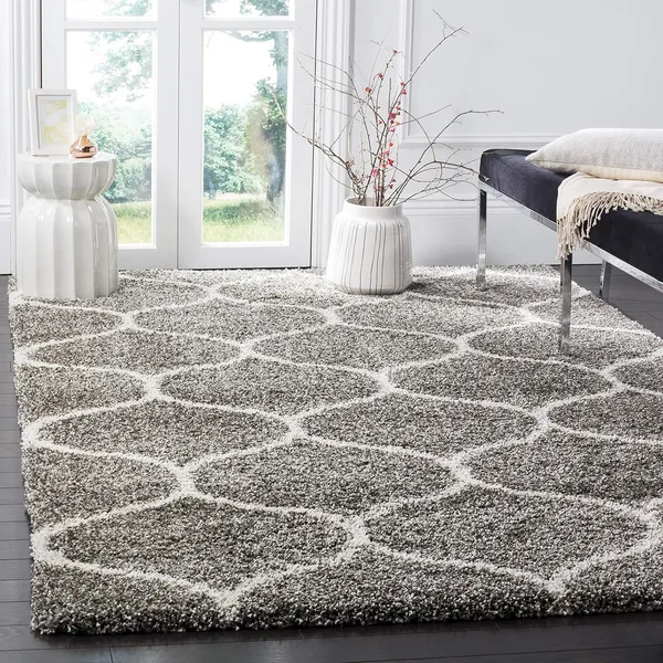 Microfiber_Polyester_Handcrafted_Plain_Shaggy_Rug_Light_Grey