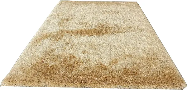Microfiber_Polyester_Modern_Plain_Cream_Hand_Woven_Shaggy_Rug