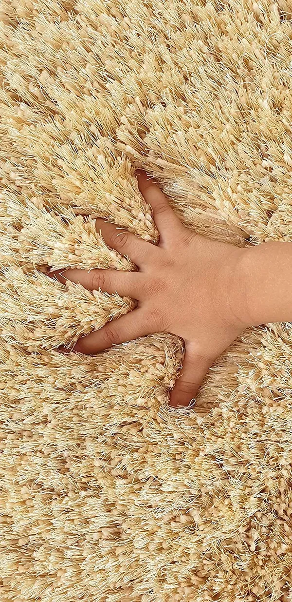 Microfiber_Polyester_Modern_Plain_Cream_Hand_Woven_Shaggy_Rug