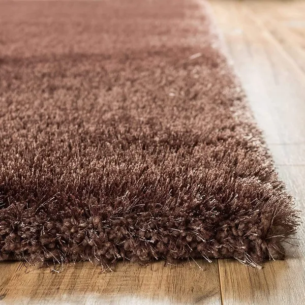 Microfiber_Polyester_Modern_Solid_Brown_Shaggy_Rug