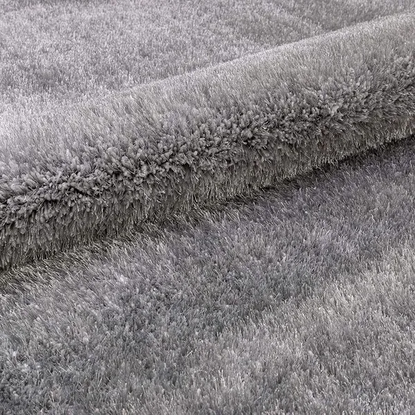 Microfiber_Polyester_Modern_Solid_Shaggy_Rug_Silver
