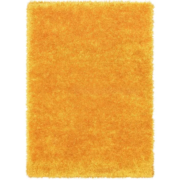 Microfiber_Polyester_Modern_Plain_Shaggy_Rug_Yellow