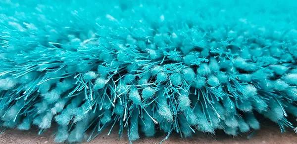 Microfiber_Polyester_Modern_Plain_Shaggy_Rug_Turquoise
