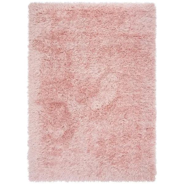 Microfiber_Polyester_Hand_Woven_Plain_Shaggy_Rug_Pink