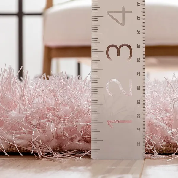 Microfiber_Polyester_Hand_Woven_Plain_Shaggy_Rug_Pink
