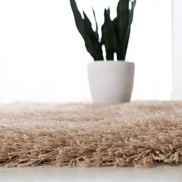 Microfiber_Polyester_Modern_Plain_Beige_Hand_Woven_Shaggy_Rug