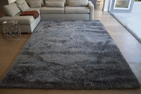 Microfiber_Polyester_Modern_Plain_Shaggy_Rug_Dark_Grey