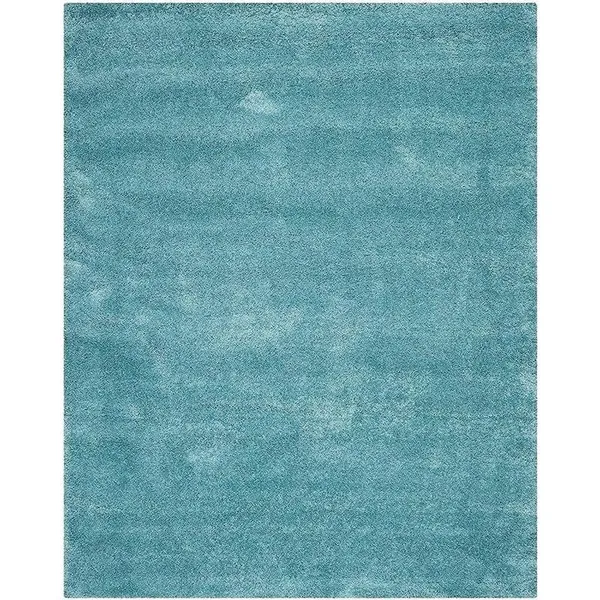 Microfiber_Polyester_Shaggy_Plain_Shaggy_Rug_Turquoise_Blue