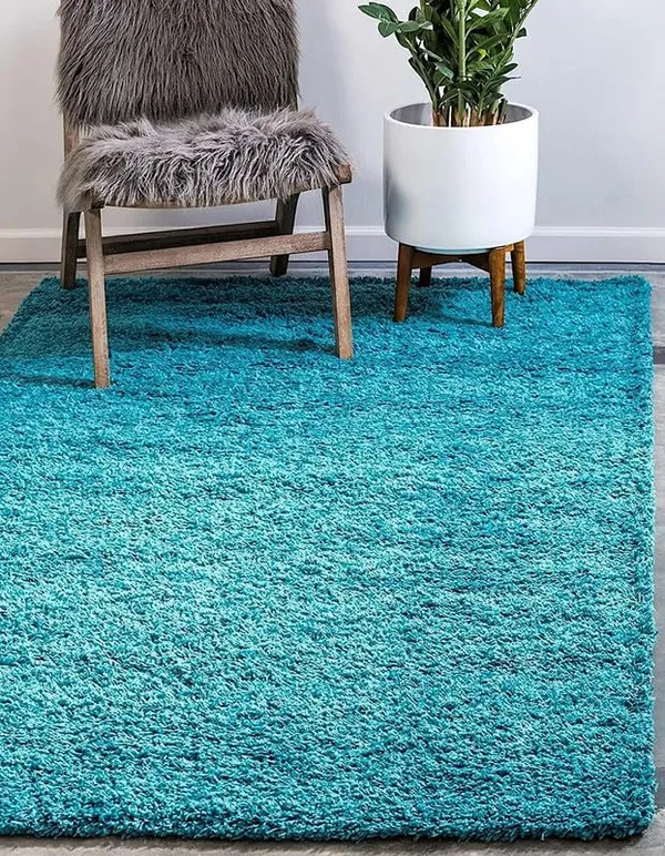 Microfiber_Polyester_Modern_Plain_Faux_Fur_Shaggy_Rug_Blue