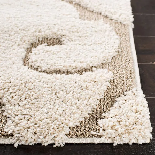 Microfiber_Polyester_Hand_Woven_Ivory_Floral_Shaggy_Rug