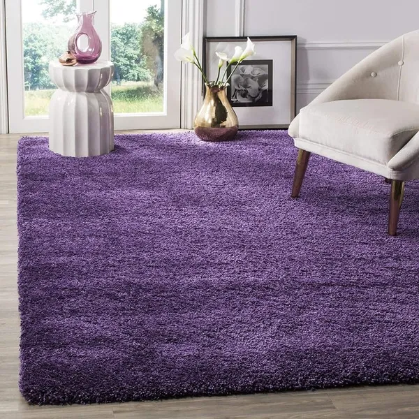 Microfiber_Polyester_Shaggy_Plain_Shaggy_Rug_Purple