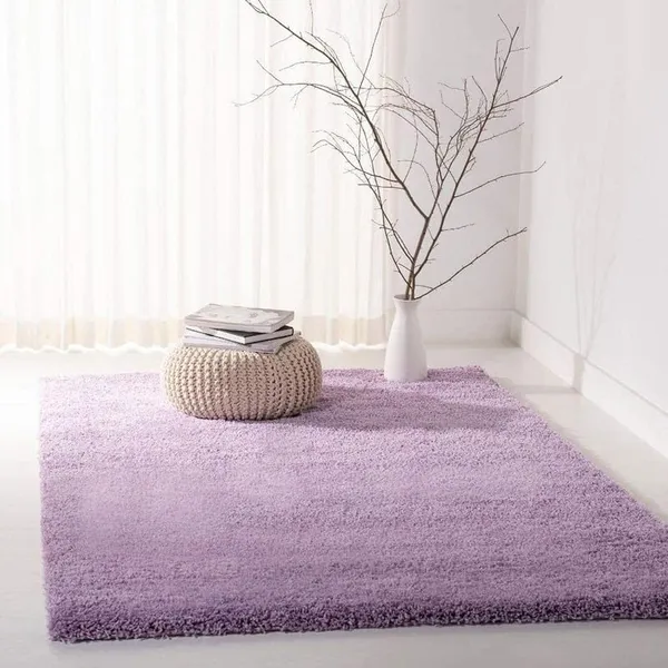Microfiber_Polyester_Shaggy_Plain_Shaggy_Rug_Lavender