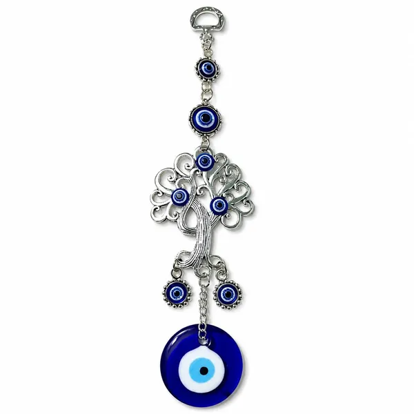 Metal_Enamel_Bohemian_Blue_Butterfly_Evil_Eye_And_Metal_Glass_Bohemian_Tree_Of_Life_Evil_Eye_Nazar_Wall_Hanging_|_Pack_Of_2