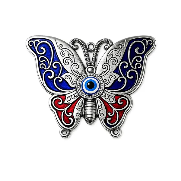 Metal_Enamel_Bohemian_Blue_Butterfly_Evil_Eye_And_Metal_Glass_Bohemian_Tree_Of_Life_Evil_Eye_Nazar_Wall_Hanging_|_Pack_Of_2
