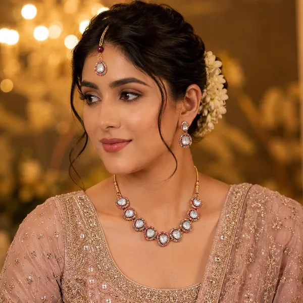 Traditional_Gold_Tone_Bridal_Necklace_Set_Duo