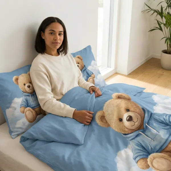 Blue_Glace_Cotton_Cloud_Print_Bedsheet_With_Pillow_Cover_For_Bedroom