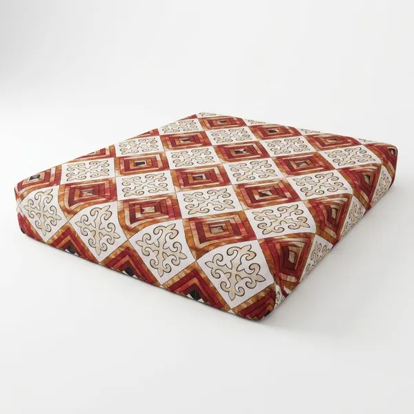 Multicolor_Cotton_&_Polyester_Geometric_Print_Bedsheet_With_Pillow_Cover_For_Bedroom