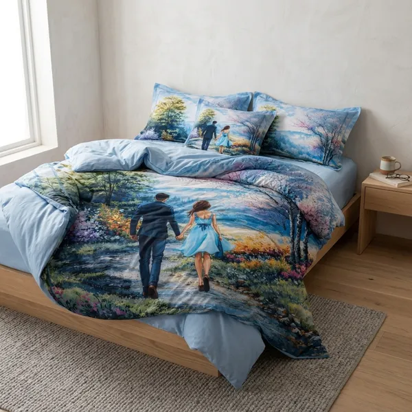 Multicolor_Glace_Cotton_Romantic_Landscape_Print_Bedsheet_With_Pillow_Cover_For_Bedroom
