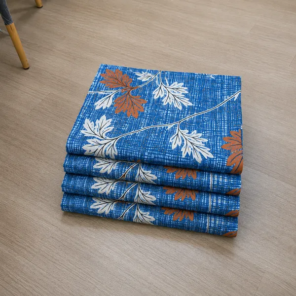 Blue_Cotton_&_Polyester_Floral_Bedsheet_With_Pillow_Cover_For_Bedroom