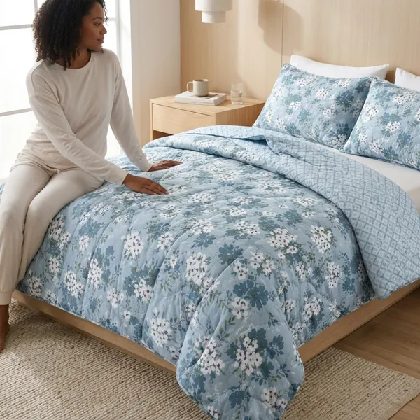 Blue_Microfiber_Quilt_For_Bedroom