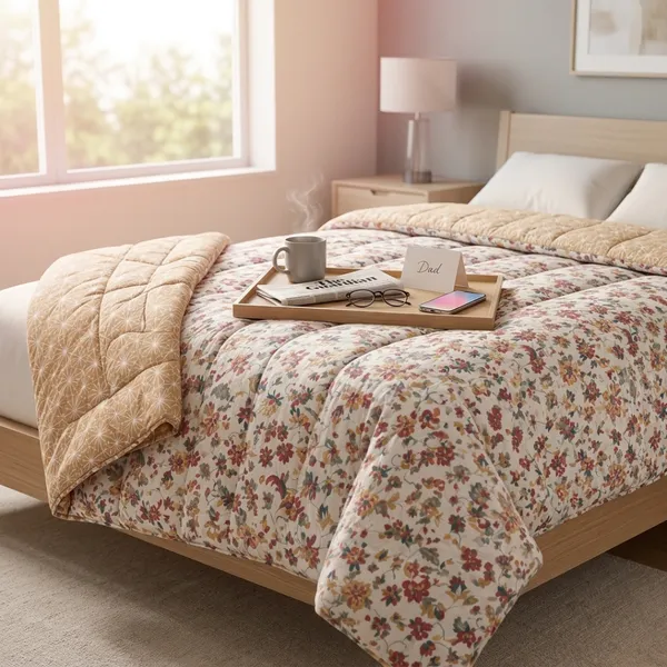 Beige_Microfiber_Quilt_For_Bedroom