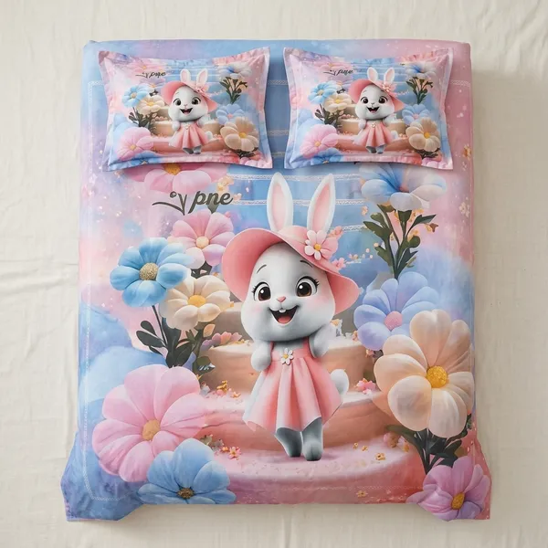 Multicolor_Glace_Cotton_Cartoon_Print_Bedsheet_With_Pillow_Cover_For_Bedroom