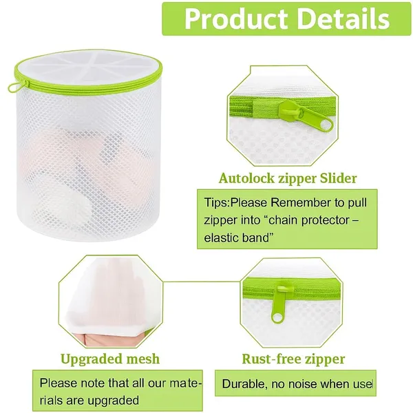 3_Pcs_Cylinder_Shape_Bra_Wash_Bag