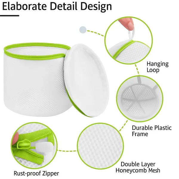3_Pcs_Cylinder_Shape_Bra_Wash_Bag