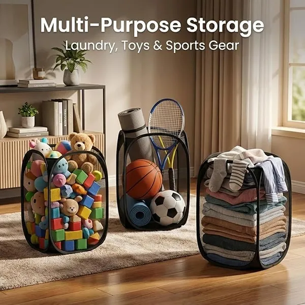 Cosmiic_Greens_Mesh_Laundry_Foldable_Basket