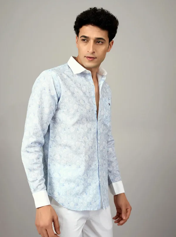 Sky_Blue_Floral_Artisanal_Linen_Shirt_Contrast_Edition_Skyblue