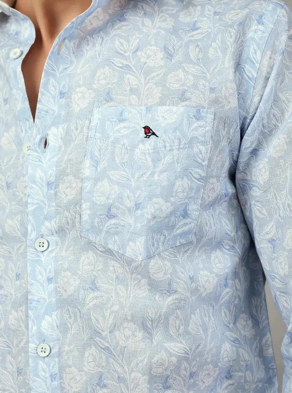 Sky_Blue_Floral_Artisanal_Linen_Shirt_Contrast_Edition_Skyblue