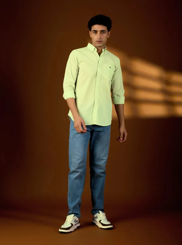Mens_Premium_Lime_Green_Cotton_Linen_Blend_Shirt_Breathable_Casual_Fit_Lime_Green