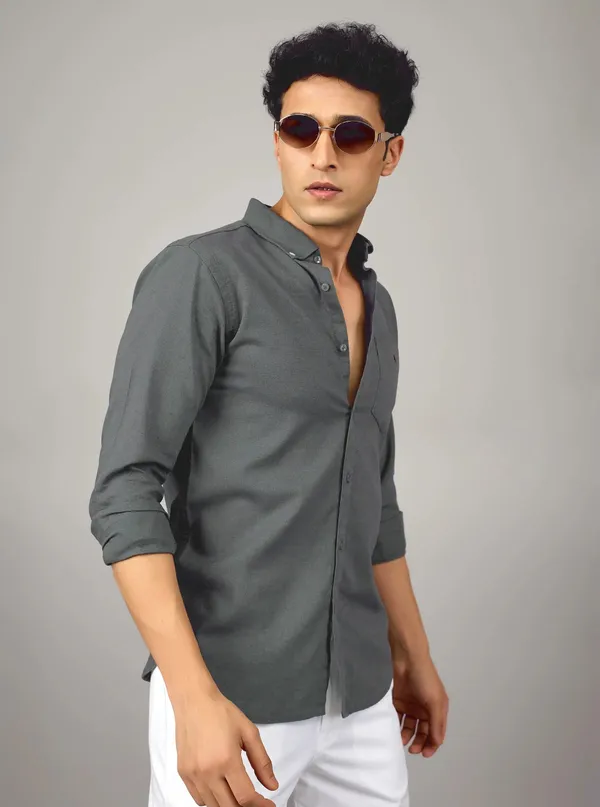 Premium_Charcoal_Cotton_Linen_Button_Down_Shirt_Slim_Fit