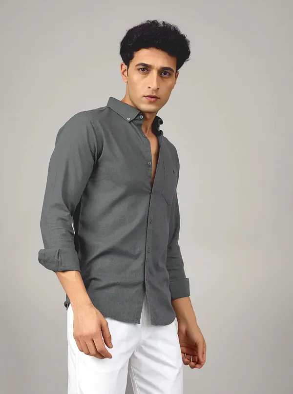 Premium_Charcoal_Cotton_Linen_Button_Down_Shirt_Slim_Fit