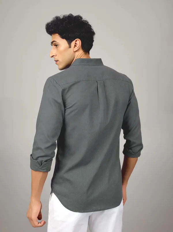 Premium_Charcoal_Cotton_Linen_Button_Down_Shirt_Slim_Fit