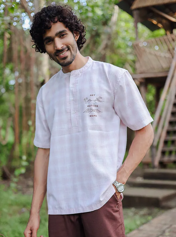 Textured_Cotton_Blend_Short_Kurta_Soft_Blush_Pink