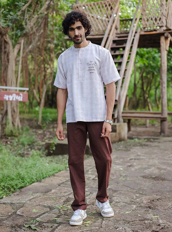 Textured_Cotton_Blend_Short_Kurta_Soft_Blush_Pink